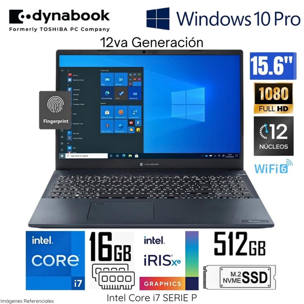 Laptop Dynabook Tecra A 50K PML20U0N8021 Intel Corei7-1260P 16GB RAM 512GB SSD 15.6"" FHD