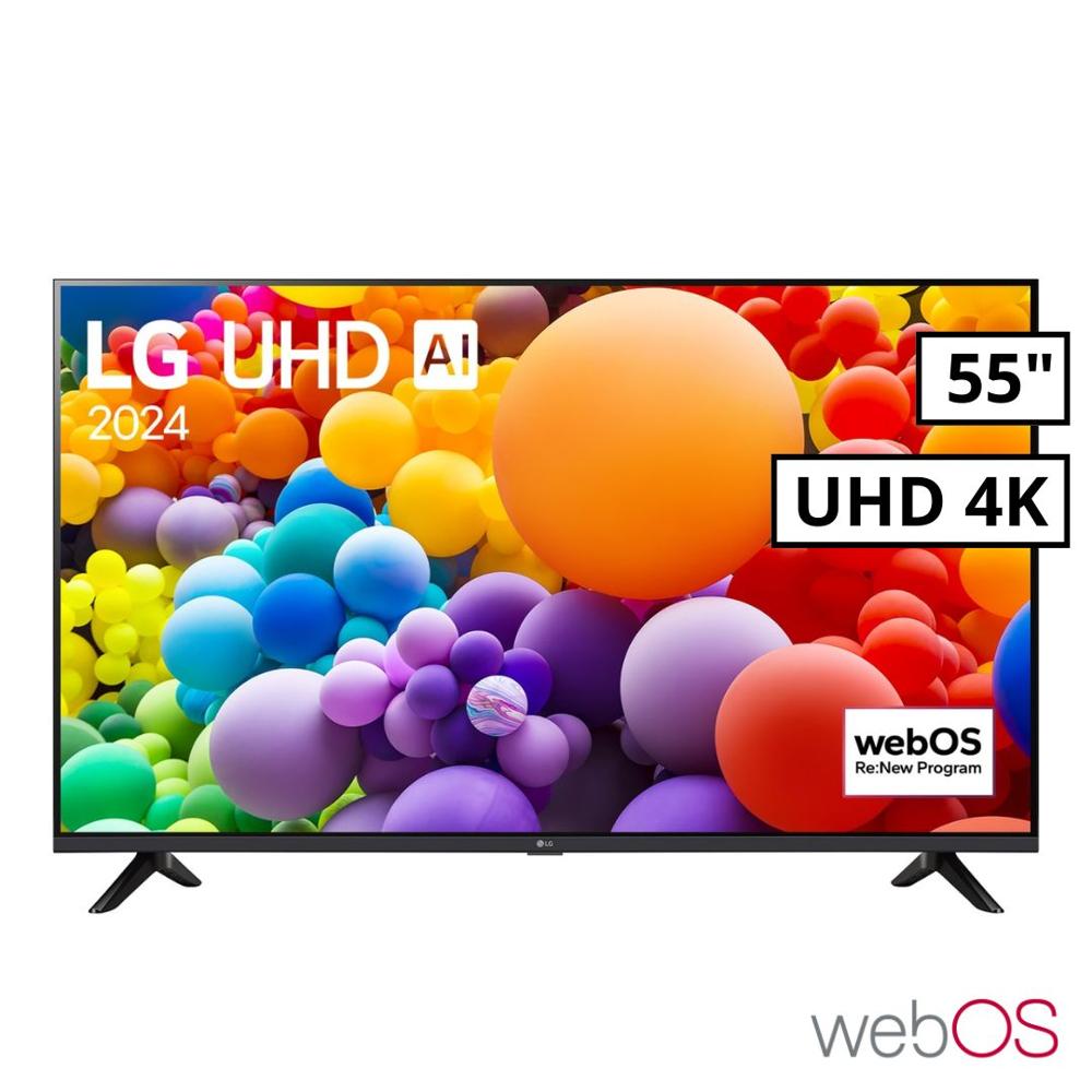 Televisor LG 55 Smart TV Thinq AI WEBOS HUB 4K UHD LED 2024 55UT7300PSA