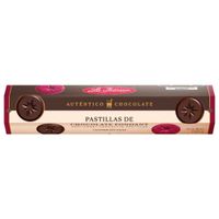Chocolate LA IBÉRICA PASTILLAS FONDANDT Semi dulce sin leche Caja 100g