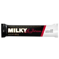 Chocolate Milky LA IBÉRICA Sin Azúcar Barra 50g