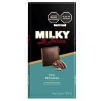Tableta de Chocolate MILKY con Pecanas Paquete 100g