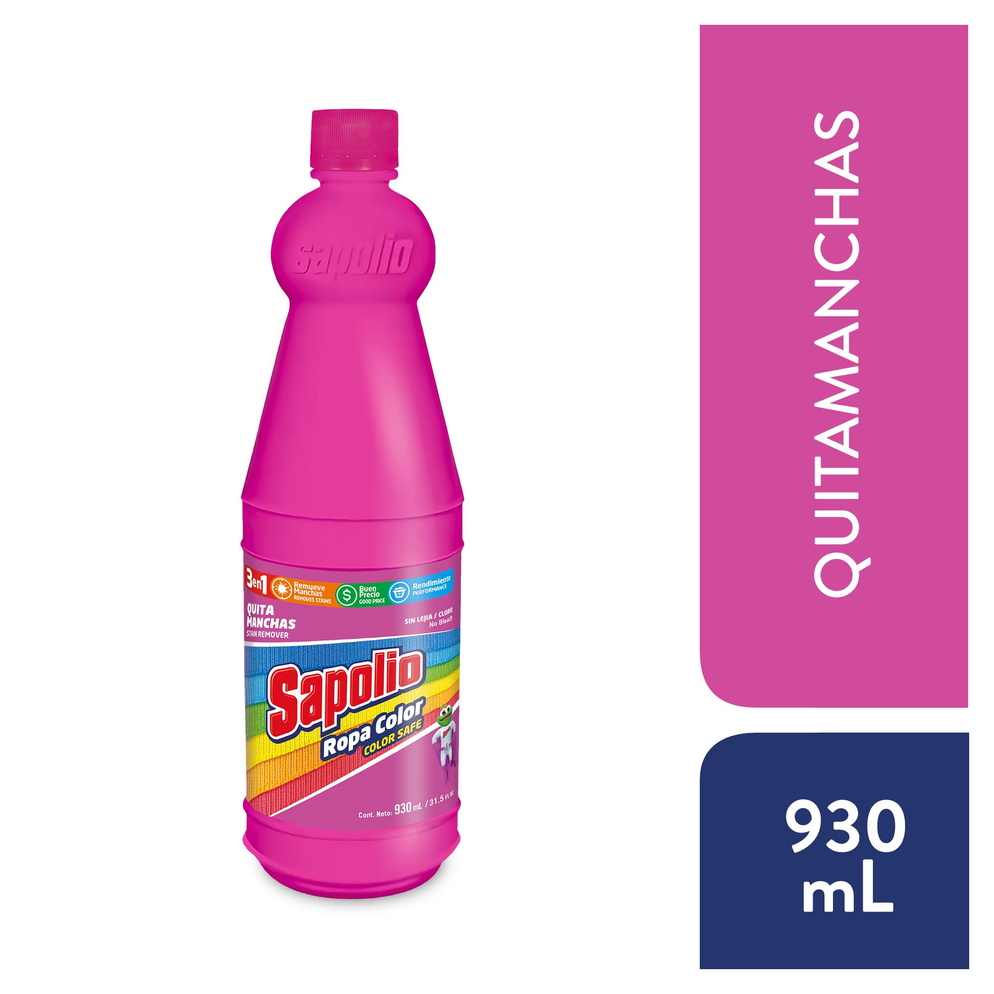 Quitamancha SAPOLIO Ropa Color Botella 930ml