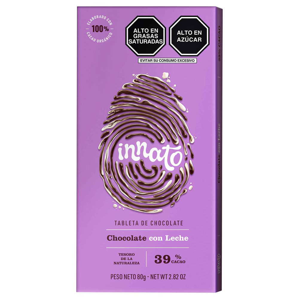 Chocolate Innato con Leche Tableta 80 g