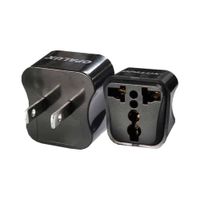 Adaptador Enchufe con Toma Tierra Espiga Plana OP-603-A3NG OPALUX