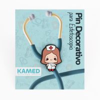 Pin Decorativo para Estetoscopio KAMED Modelo Enfermera
