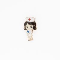 Pin Médico de Metal KAMED Diseño Enfermera Libreta Azul