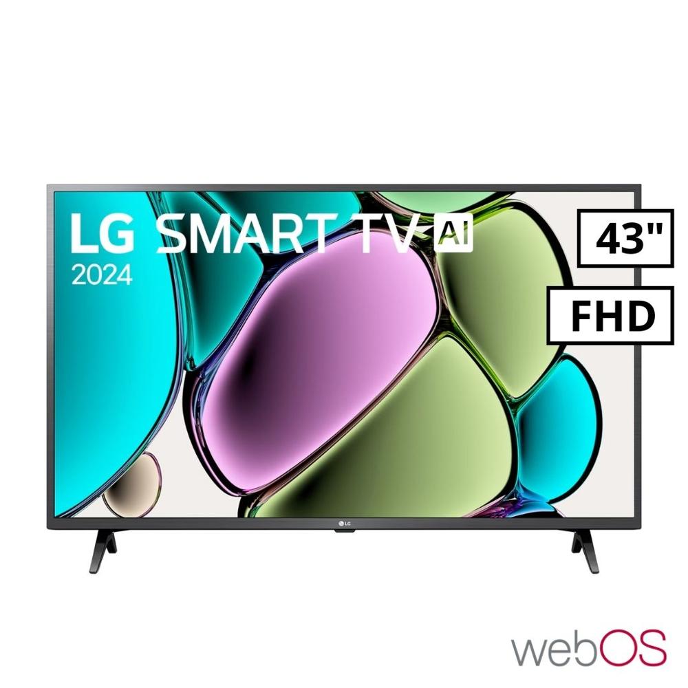 Televisor LG 43 Smart TV Thinq AI WEBOS HUB FHD LED 2024 43LR6000PSA