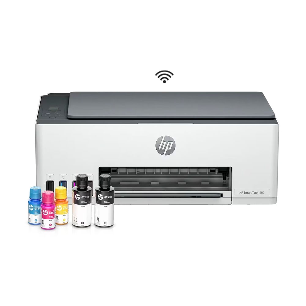Impresora Multifuncional HP Smart Tank 580 Tinta Continua Wi-Fi
