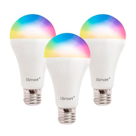 Foco Smart Color Ba65 Rgb Wifi Ismart Pack x3