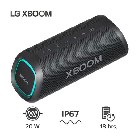 Parlante LG XBOOM Go XG5 20W Bluetooth IP67 Negro