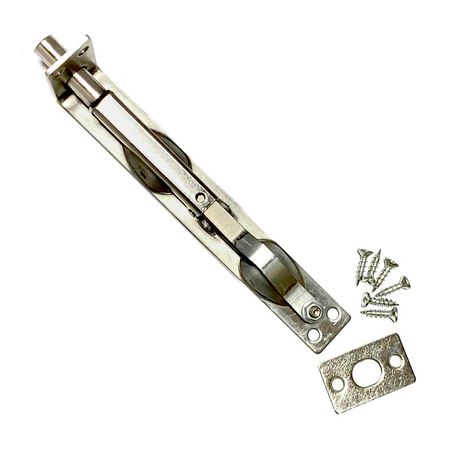 Cerrojo de Acero Global de 15 cm Gris Mate