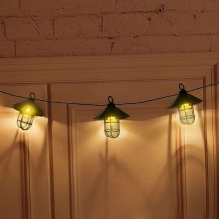 Guirnalda LED Orange Faroles Luz Cálida 5m