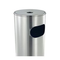 Papelera de Acero Inoxidable CIGAR 30L con Pedal 984223001