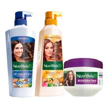 pack-nutribela-shampoo-hialuronico-400ml-acondicionador-reparacion-intensiva-370ml-tratamiento-capilar-biokeratina-300g