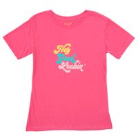 Polo Básico Manga Corta Estampado Damas SINGULAR Fuxcia