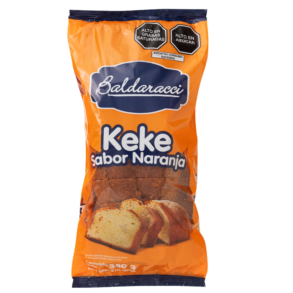 Keke Naranja BALDARACCI Bolsa 380g