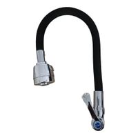 Grifo de pared agua fría individual Manguera flexible NEGRO