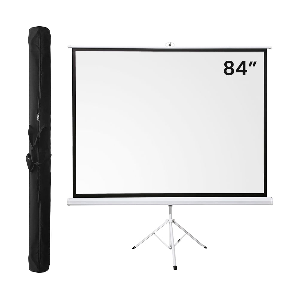 Combo Pantalla Ecran Evox 84 con Trípode y Funda de Transporte