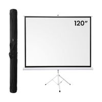 Combo Pantalla Ecran Evox 120 con Trípode y Funda Gruesa de Transporte