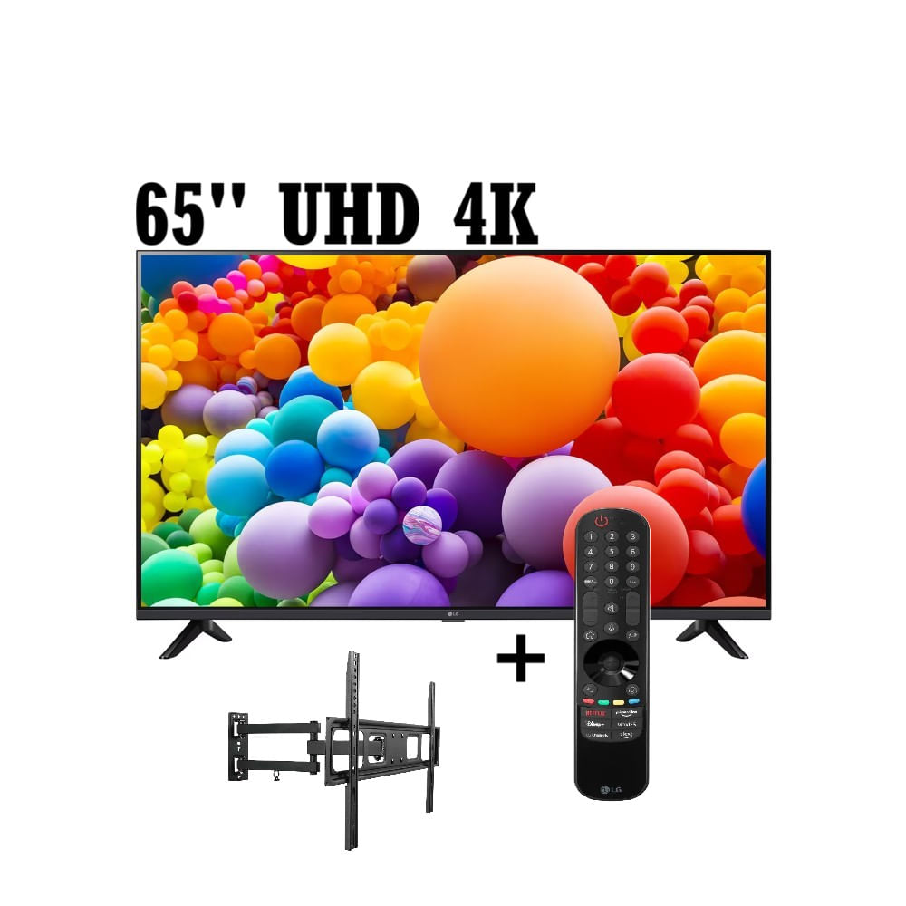 Smart TV LG 65"" UHD 4K 65UT7300PSA con Magic Remote + RACK