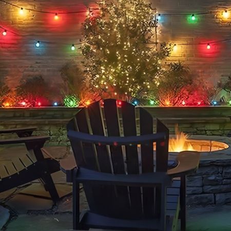 Guirnalda LED Orange 12 Focos Luz Cálida 7m para Exterior