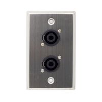 Placa de Pared 2 Speakon Jack TM-1411 FINDER