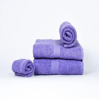 Toalla de Baño 140 x 70 cm Multitoallas Lila de 550 GR
