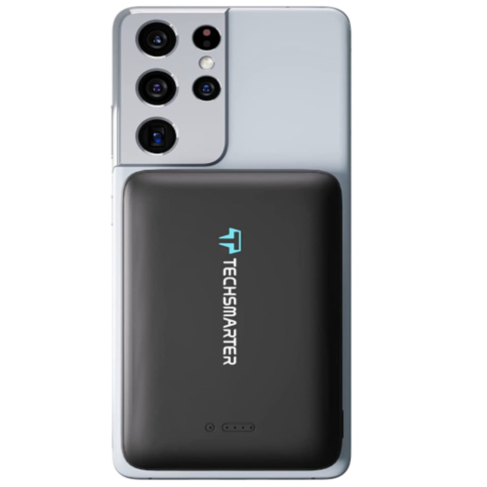 Cargador portátil inalámbrico USB-C PD Qi de 10000 mAh 18 W