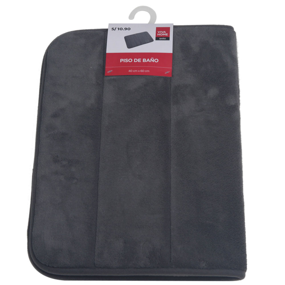 Piso de Baño VIVA HOME Rayas Gris