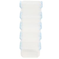 Set de Cajas Organizadoras VIVA HOME Transparente 5un