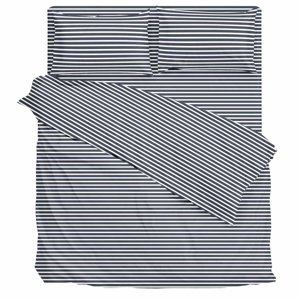 Sábana DECO HOME Micro Queen Raya Gris