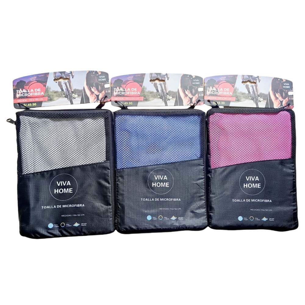 Toalla de Microfibra VIVA HOME 110x150cm