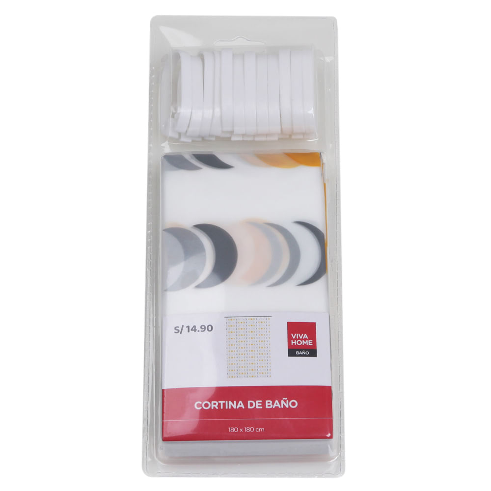Cortina VIVA HOME Peva Diseño Surt (Modelos Aleatorios)
