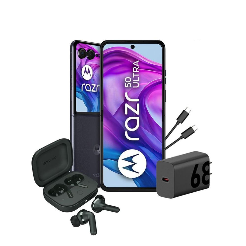 Motorola Razr 50 ultra 512GB 12GB RAM Azul infinito + Audifonos Inalambricos