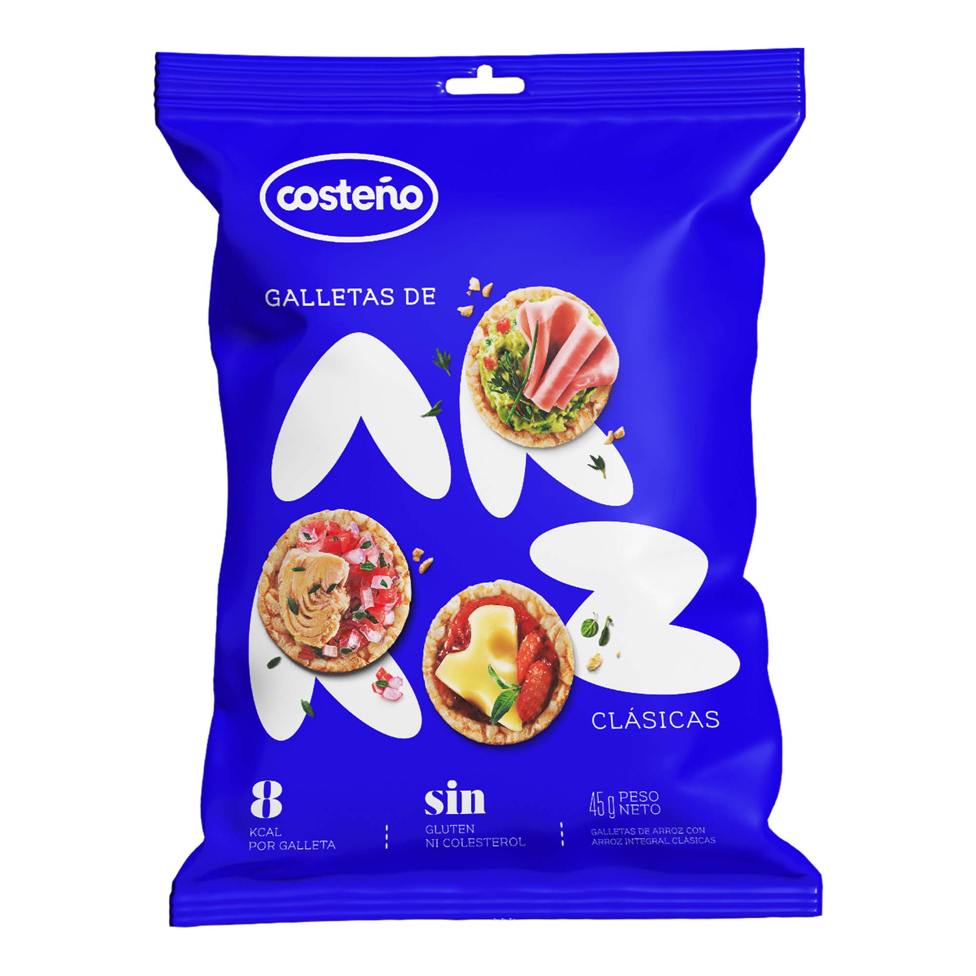 Galleta de Arroz Clásica COSTEÑO Bolsa 50g