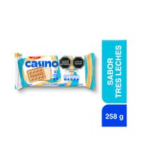 Galleta CASINO Sabor Tres Leches Empaque 43g Paquete 6un