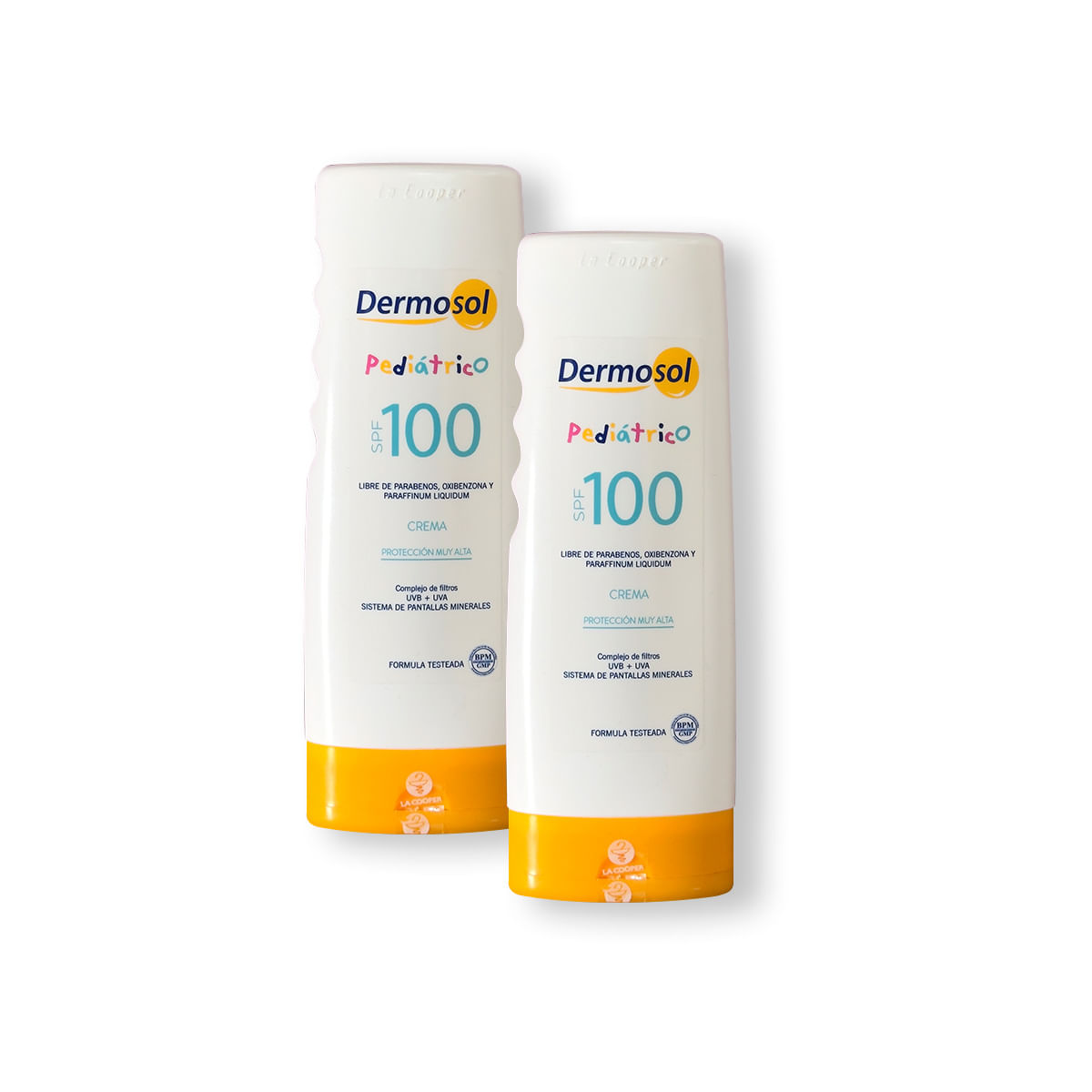 Crema Fotoprotectora Pediatrico 100 SPF Dermosol 150g 2 Unidades