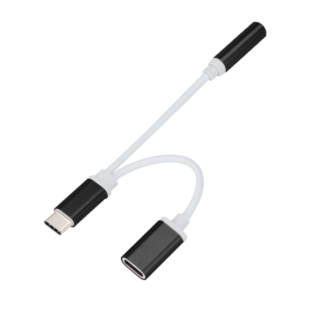 Cable Usb-C a Plug Jack 3.5mm de Audio + Cargador Usbc Tipo C