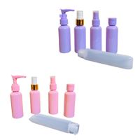 Botellas para Viajes Set 10 Unidades Lila y Rosado