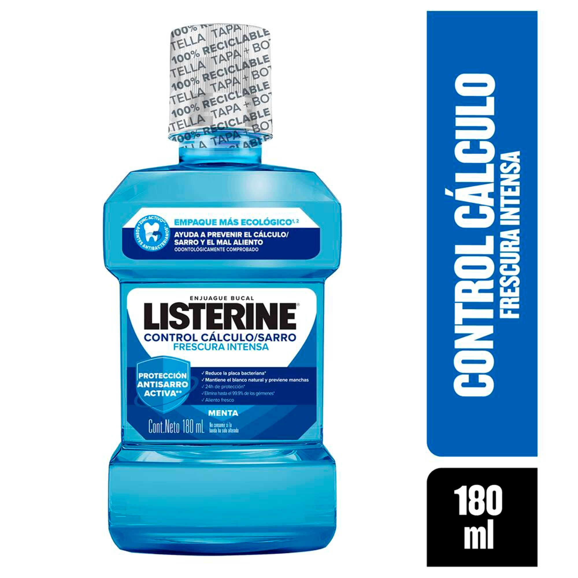 Enjuague Bucal LISTERINE Control Calculo Frasco 180ml