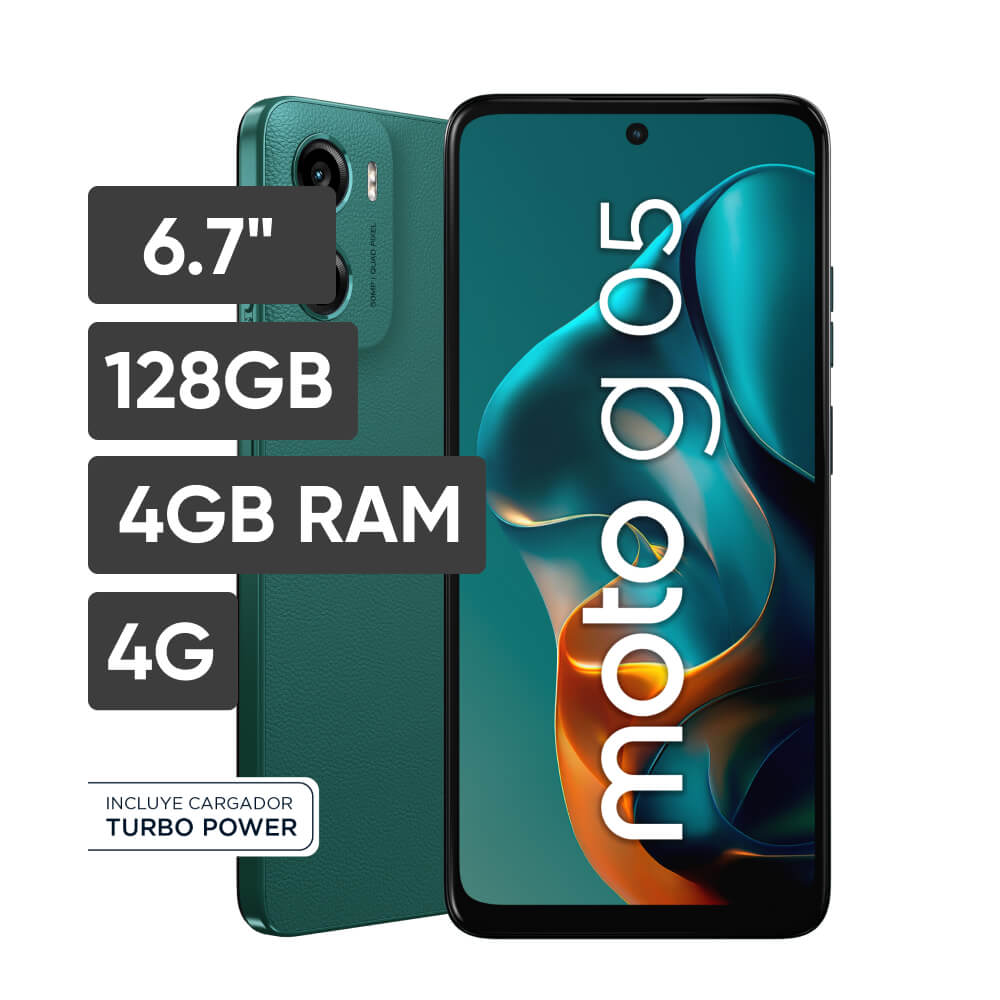 Smartphone MOTOROLA G05 6.7"" 4GB 128GB 50MP Verde