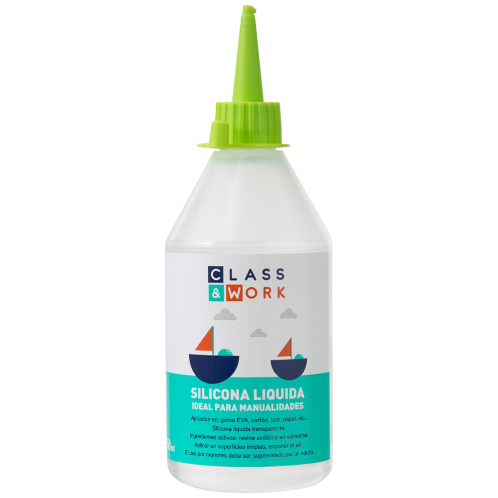 Silicona Líquida CLASS & WORK para Manualidades Frasco 250g
