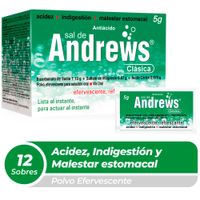 Antiácido SAL DE ANDREWS Polvo Efervecente Caja 12un