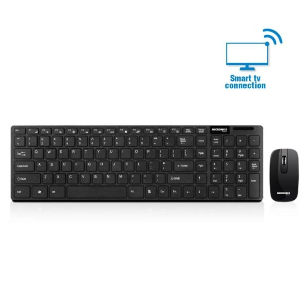 Kit Caprice MIC WT801 + Teclado + Mouse Wifi Smart TV Micronics