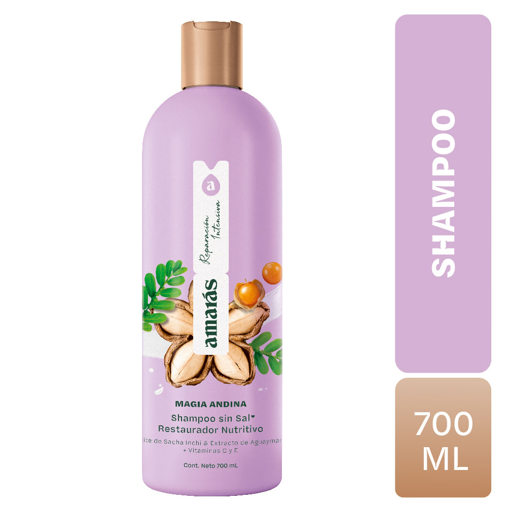 Shampoo AMARÁS Magia Andina Frasco 700ml