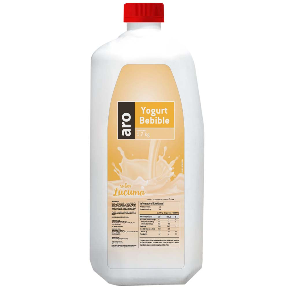 Yogurt Entero Lúcuma ARO Galón 1.7Kg