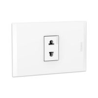 Tomacorriente Universal Bticino MODUS4 Blanco de Policarbonato