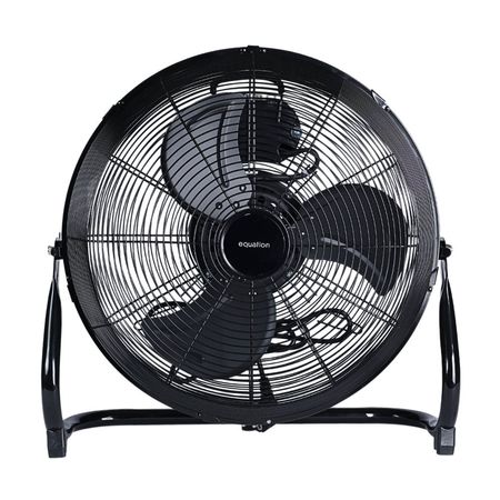 Ventilador de pie metal 40cm 60w Equation Negro
