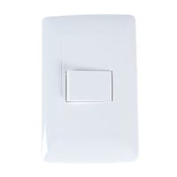 Interruptor Essential Simple Blanco Orange