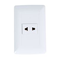 Tomacorriente Essential Simple Universal Blanco Orange